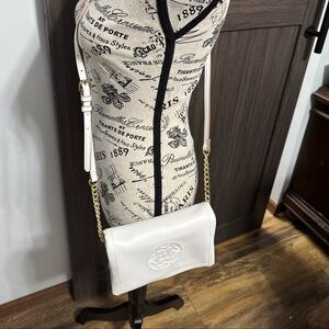 Nanette Lepore Small Cross-Body Handbag White Purse NWT